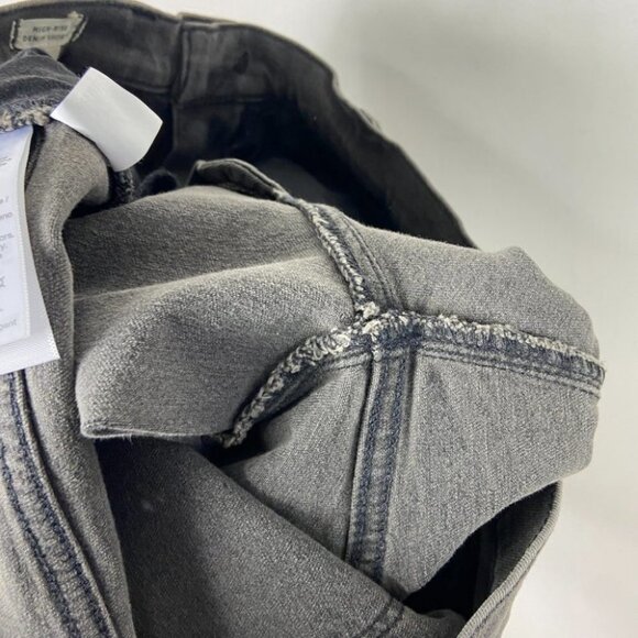 NEW Madewell High Rise Denim Shorts Grey Black Size 32 M5774 2021 Cotton 2021 - Picture 10 of 15